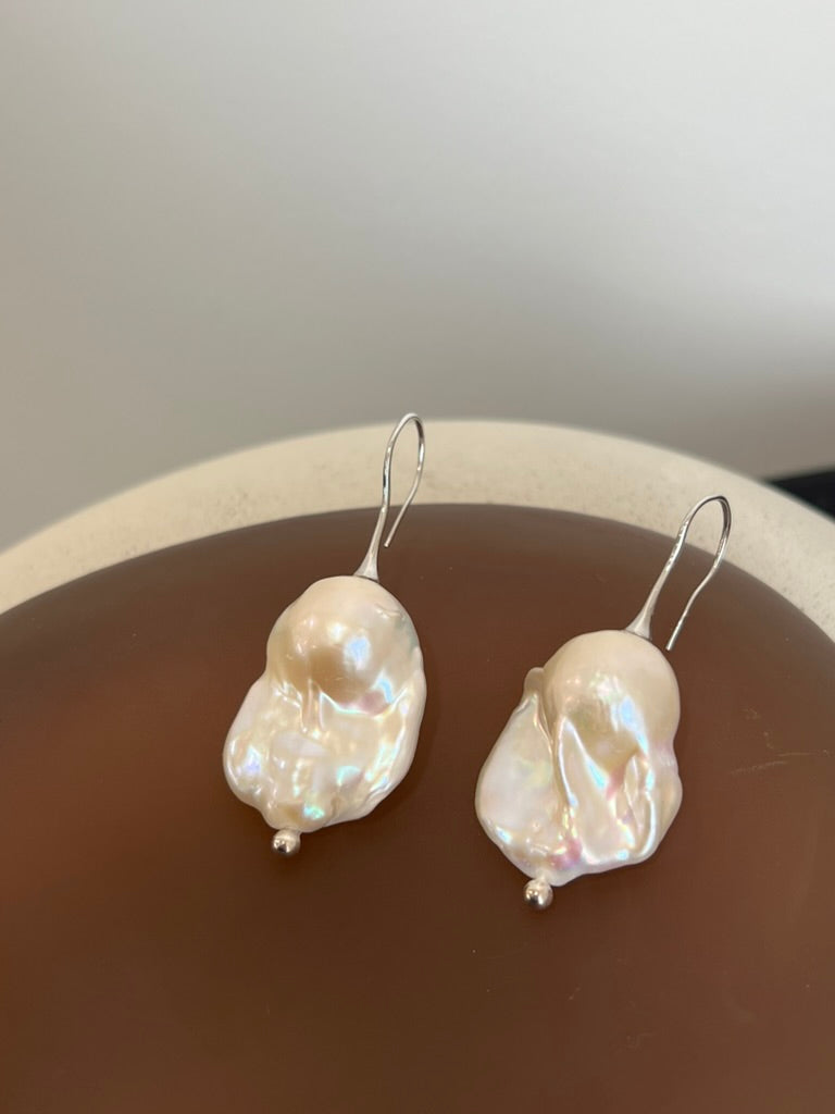 Baroque Pearl French Hooks