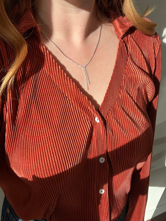 Diamond Lariat Necklace