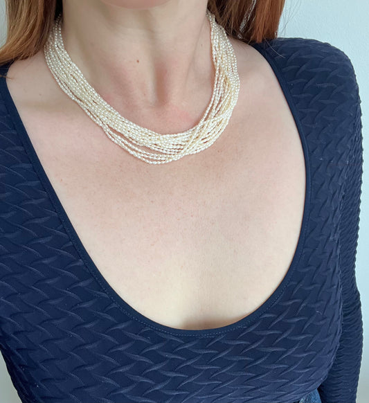 Luminous Pearl Necklace