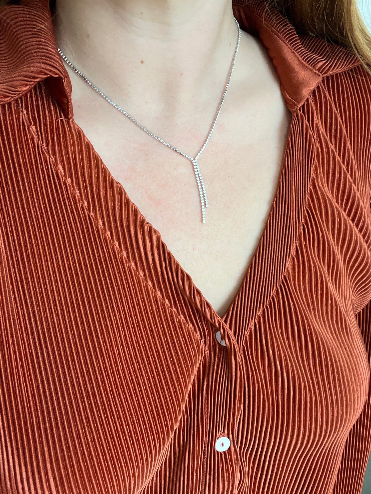 Diamond Lariat Necklace