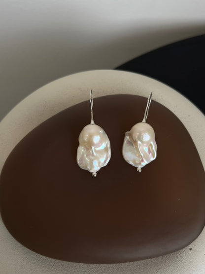 Baroque Pearl French Hooks