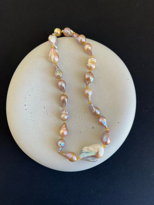 Baroque Pearl Necklace