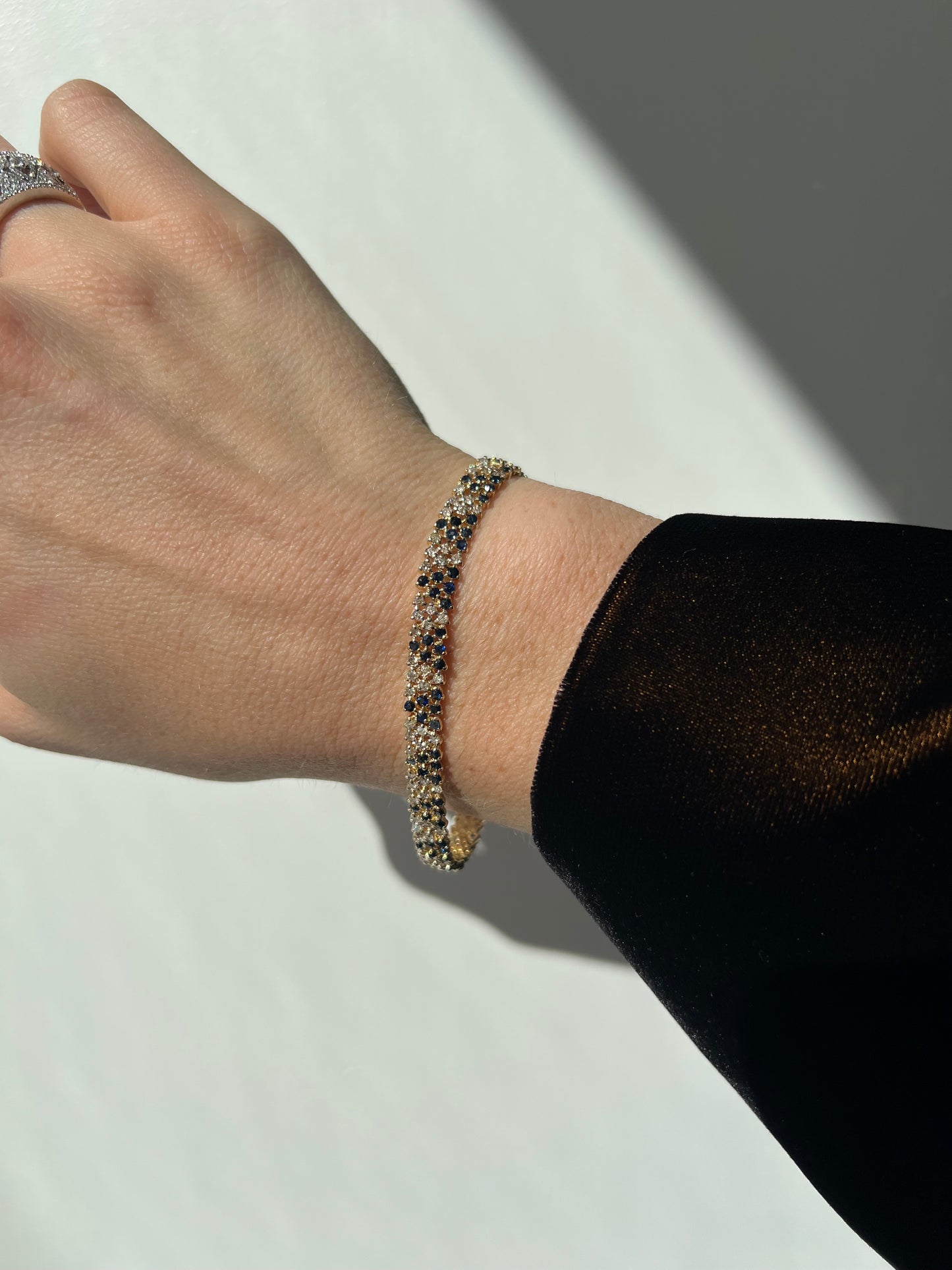 Sapphire and Diamond Bracelet