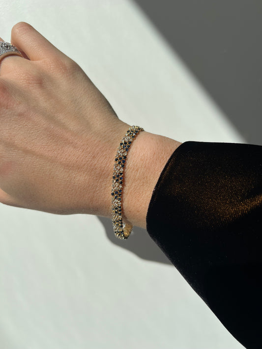 Sapphire and Diamond Bracelet