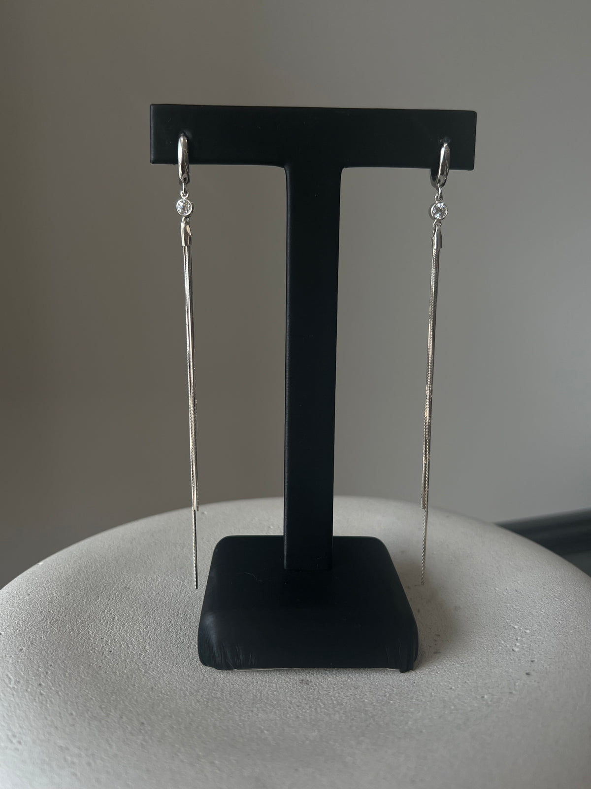 Diamond Tinsel Earrings