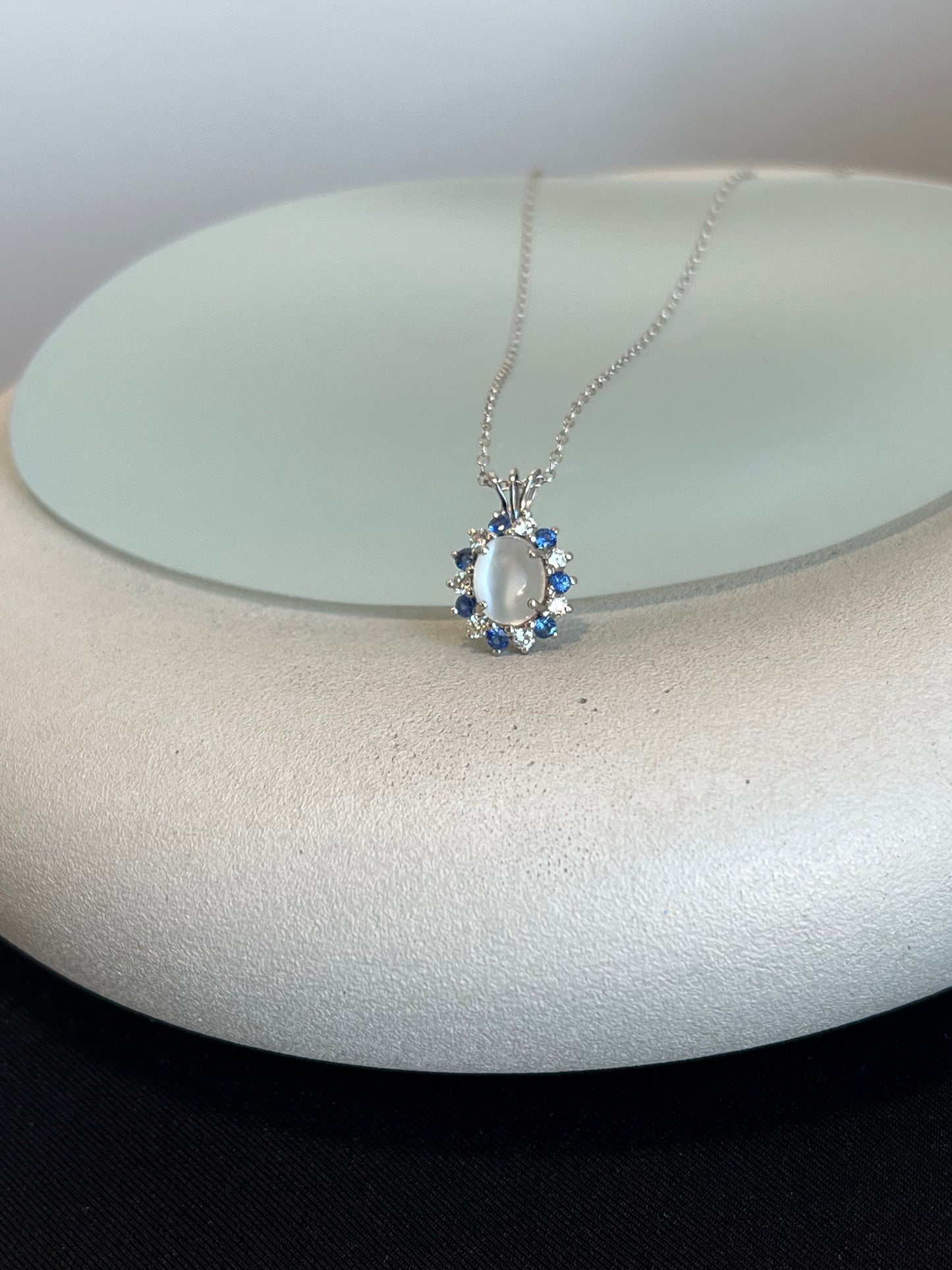 Cat's Eye Moonstone Pendant