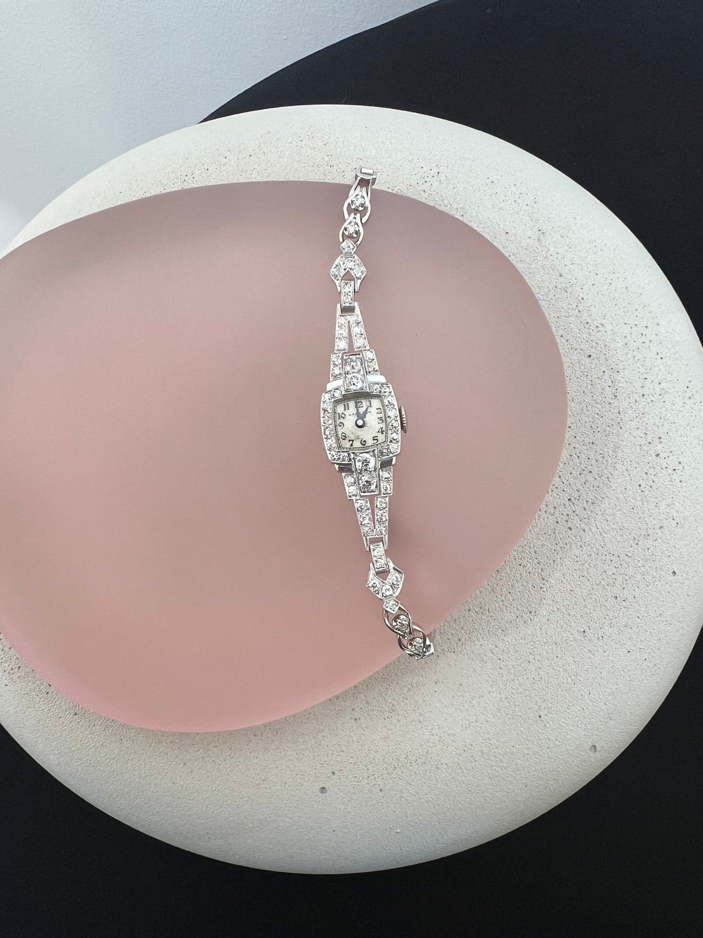 Platinum and Diamond Watch