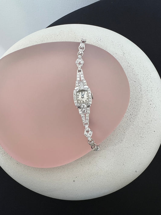 Platinum and Diamond Watch