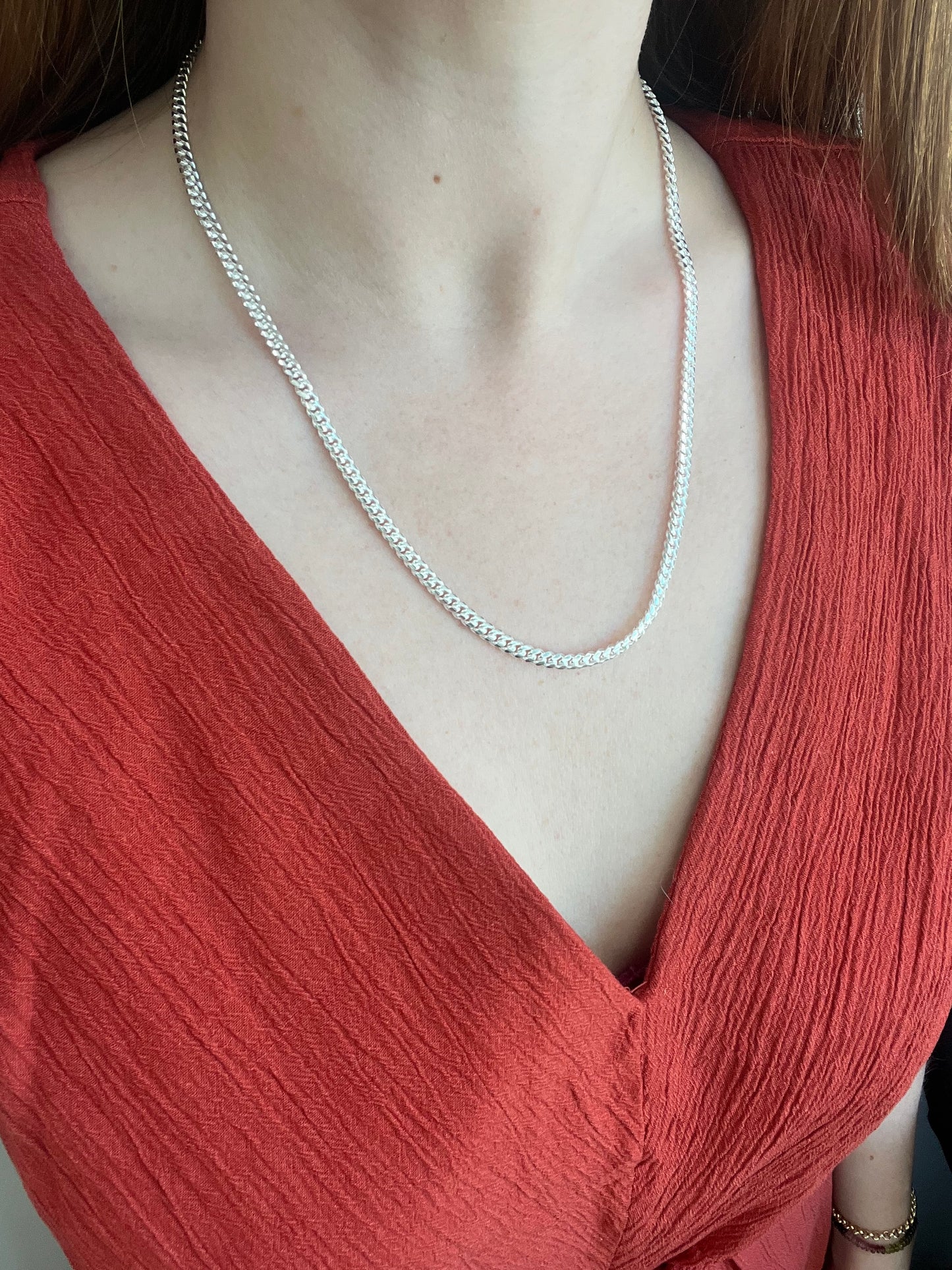 Diamond Cut Curb Chain