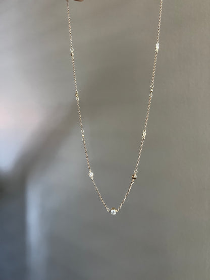 Heirloom Diamond Confetti Necklace