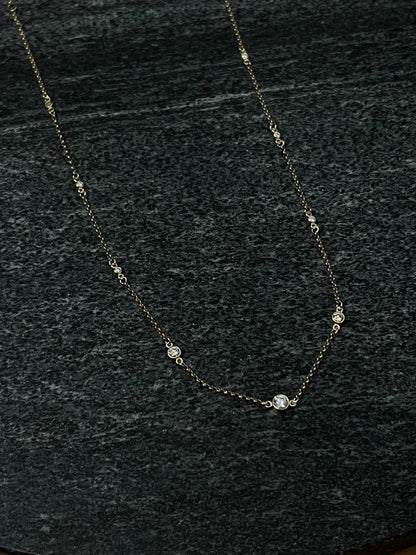 Heirloom Diamond Confetti Necklace