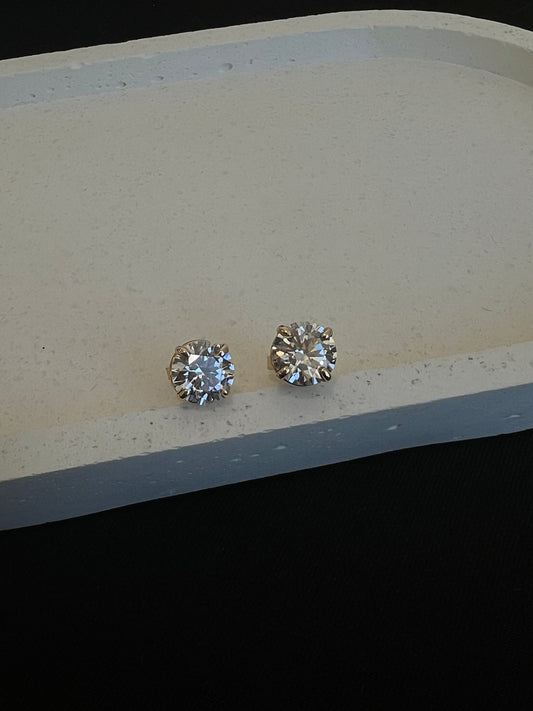 Classic Diamond Earrings