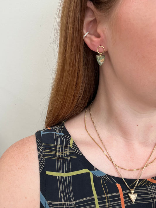 Geometric Jasper Drops