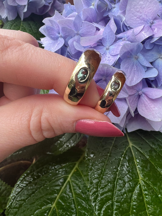 His and Hers Sapphire Bands