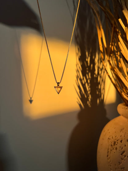 Macle Diamond Pendant