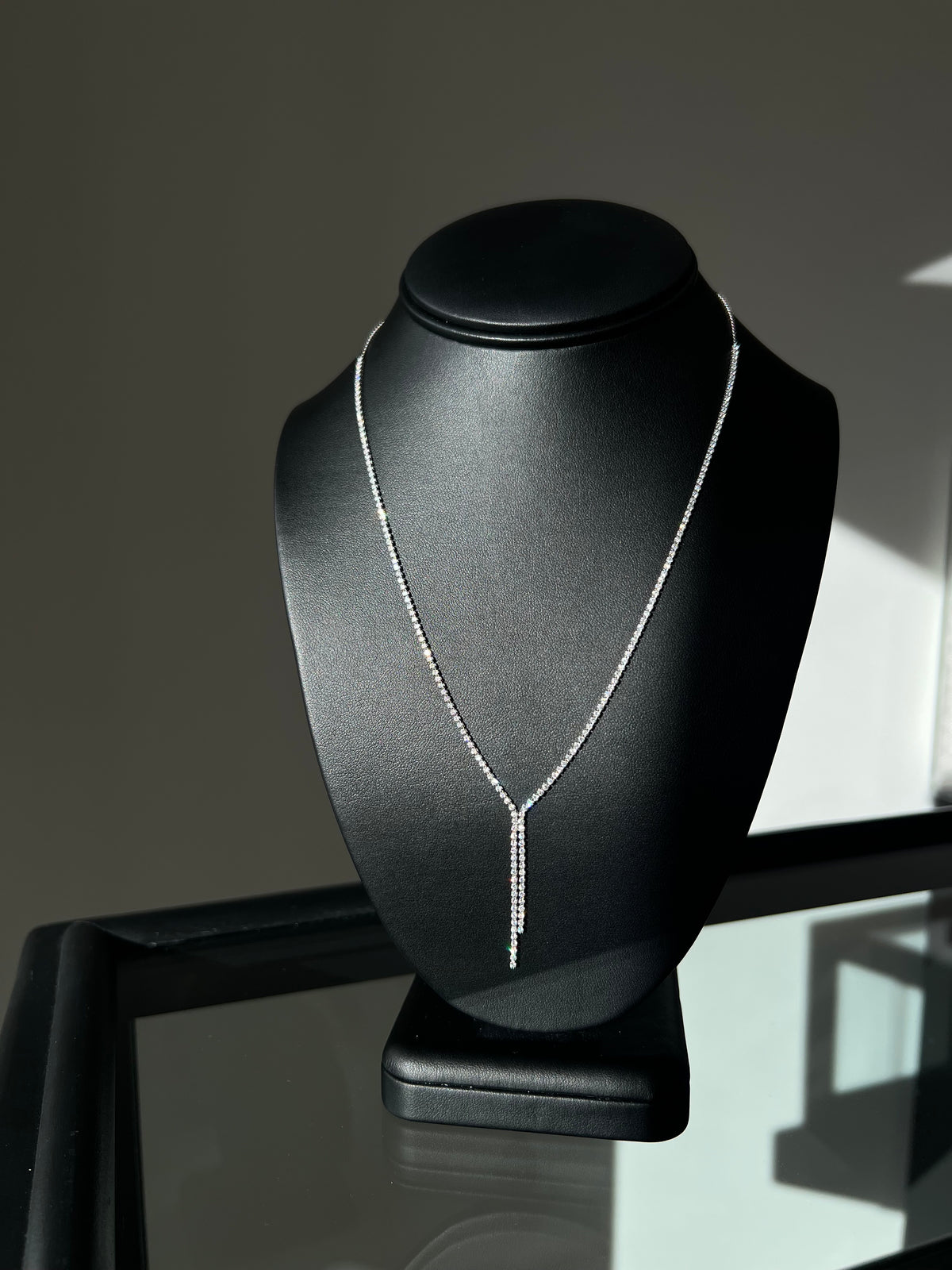 Diamond Lariat Necklace