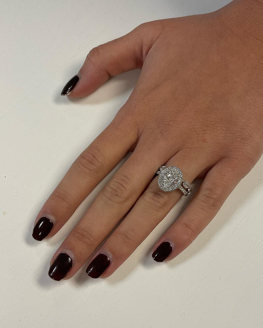Oval Diamond Engagement Ring