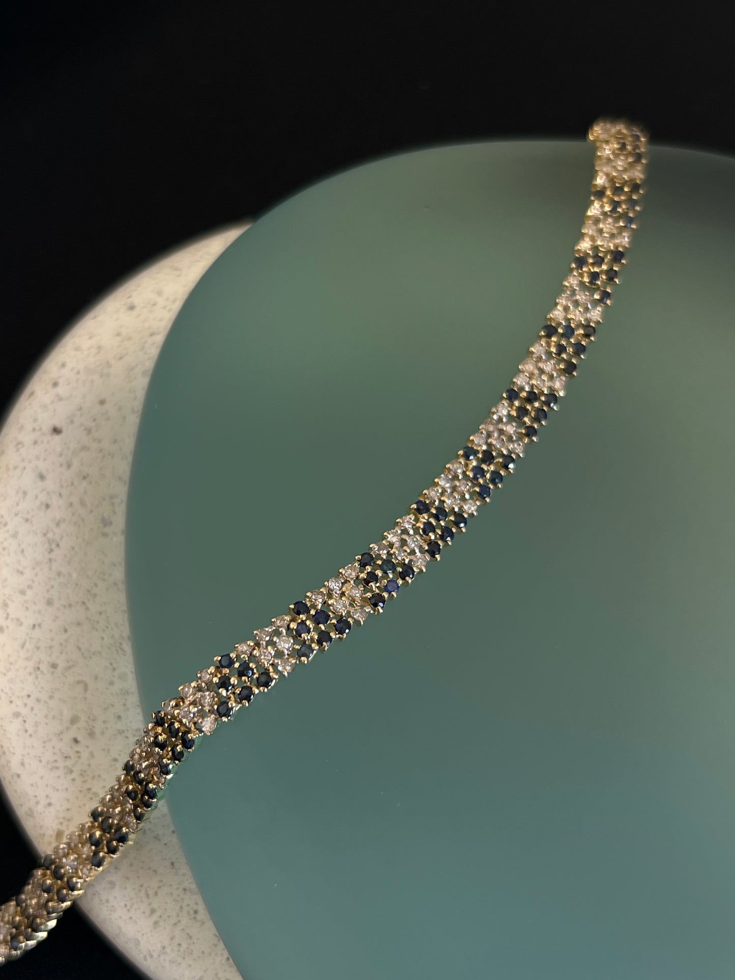 Sapphire and Diamond Bracelet