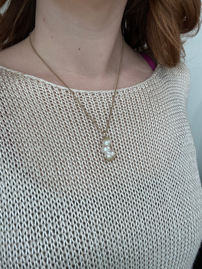 Pearl Chrysalis Necklace