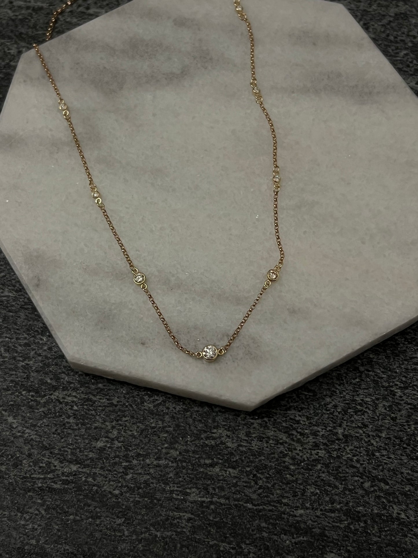 Heirloom Diamond Confetti Necklace