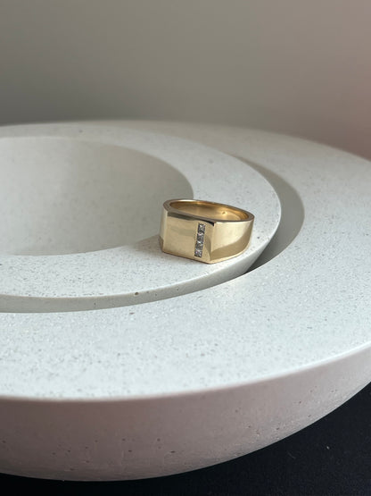 Diamond Signet Ring