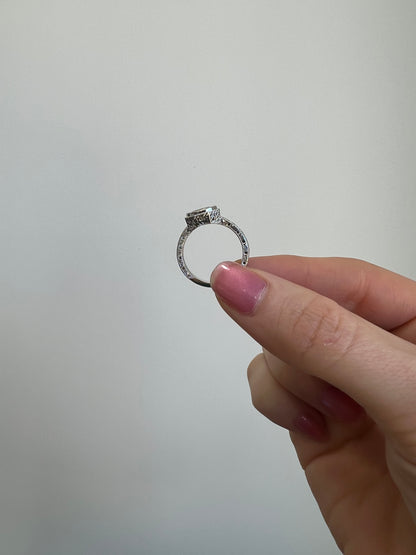 Montana Sapphire Ring with Engravings