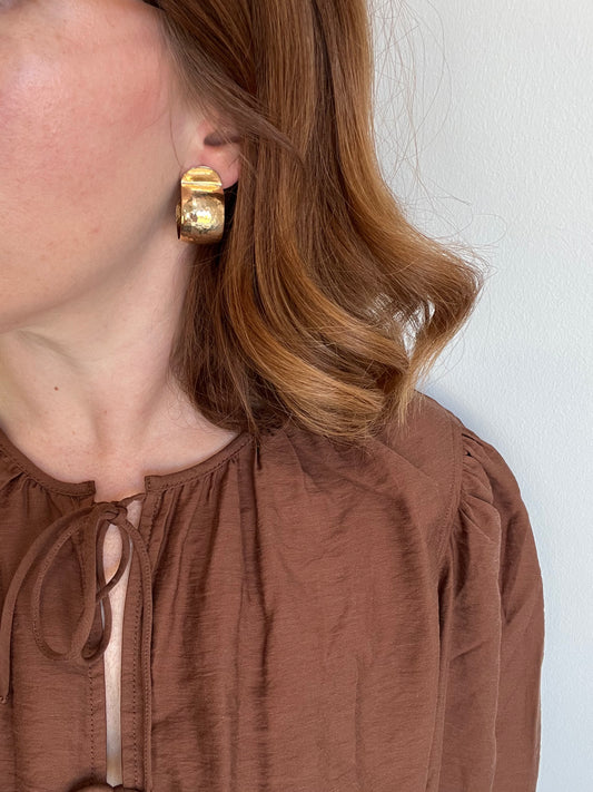 Golden Bear Hammered Hoops