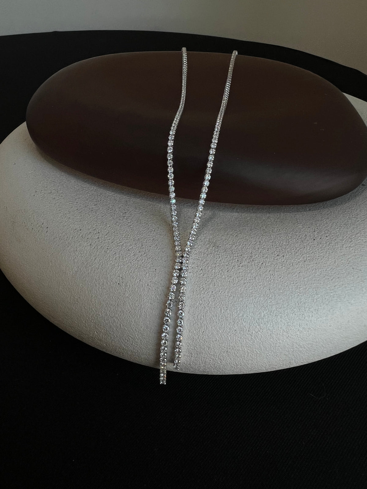 Diamond Lariat Necklace