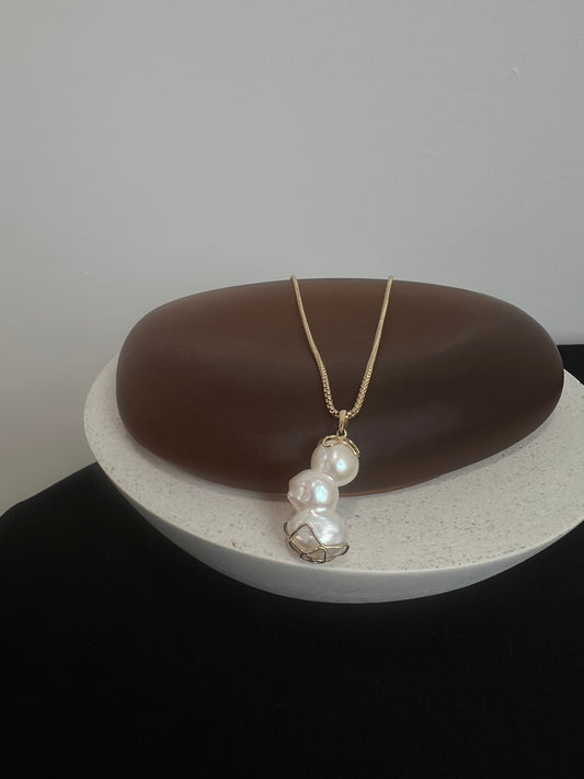 Pearl Chrysalis Necklace