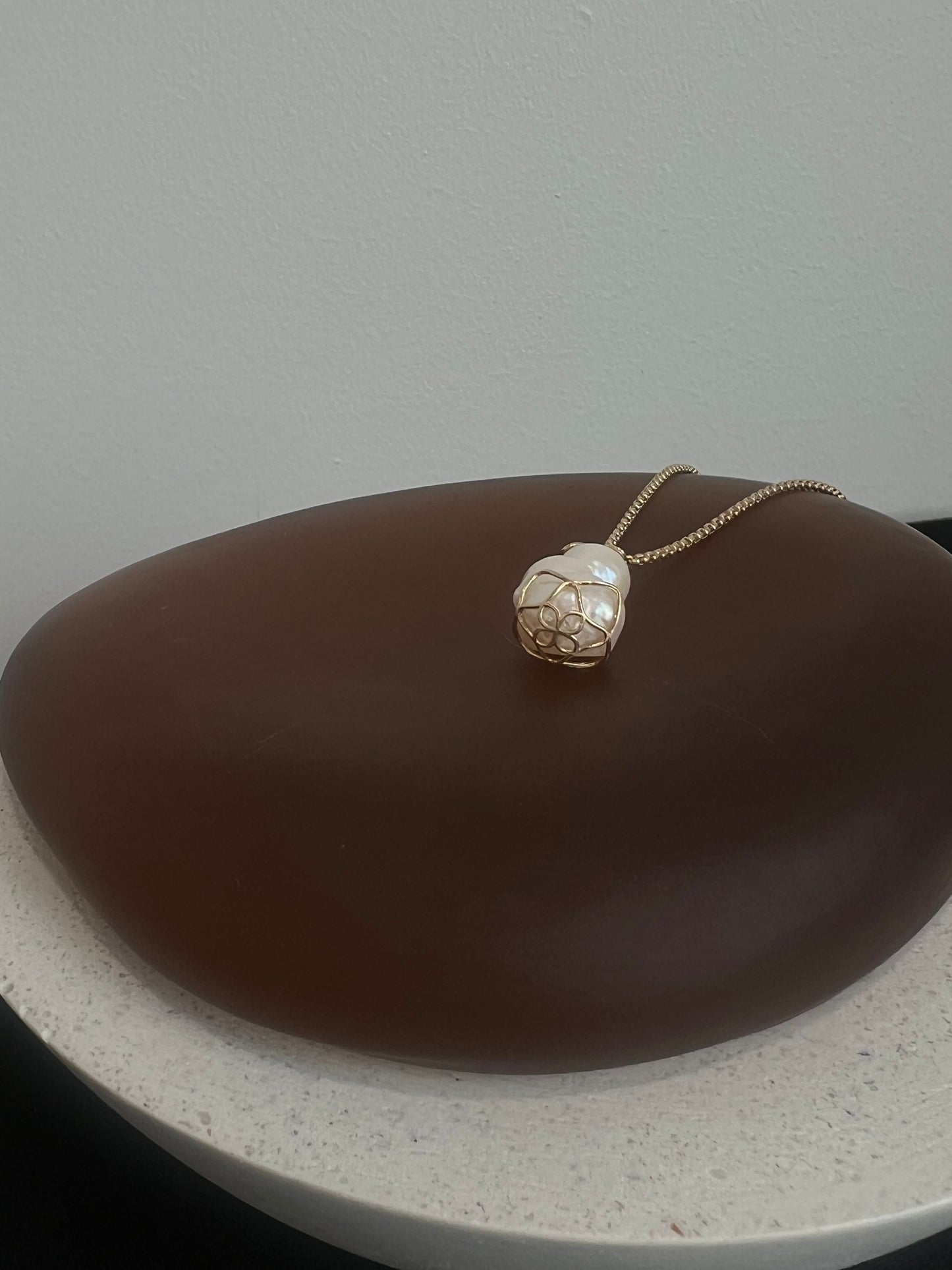 Pearl Chrysalis Necklace