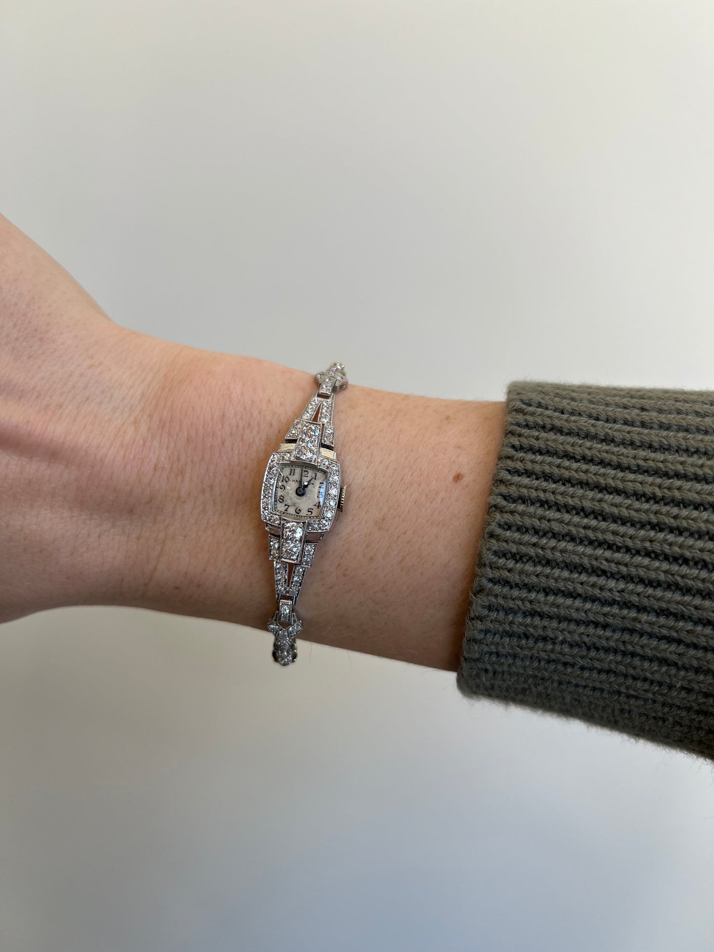Platinum and Diamond Watch