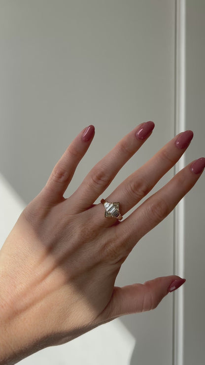 Elongated Hexagon Ring