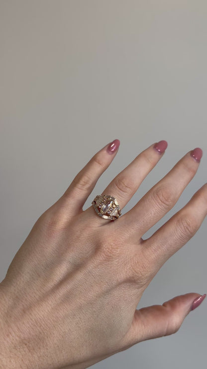 Vintage Rosecut Diamond Ring
