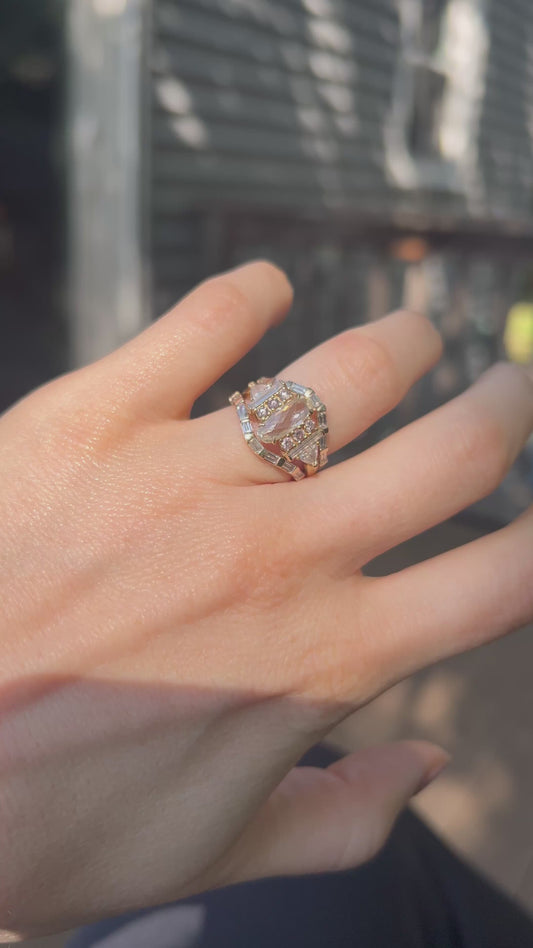 Vintage Rosecut Diamond Ring