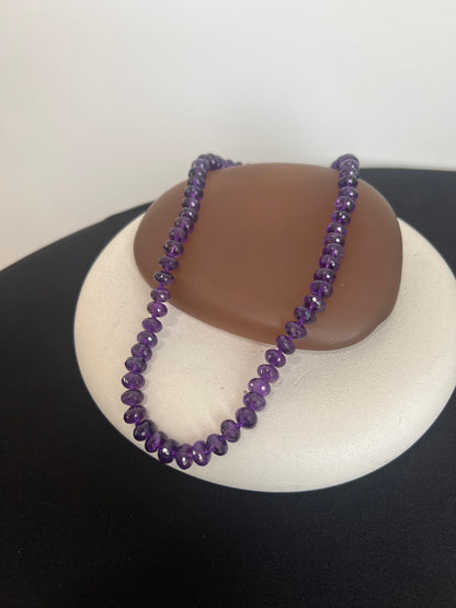 Amethyst Disco Necklace