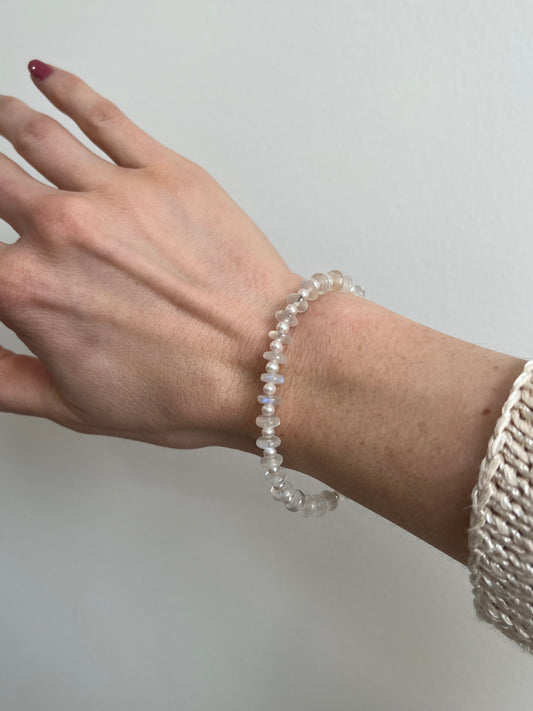 Pearl and Moonstone Bracelet