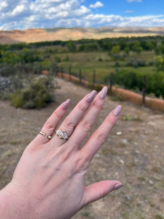 Vintage Rosecut Diamond Ring