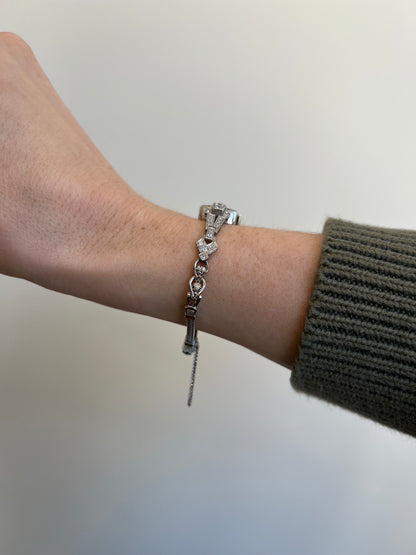 Platinum and Diamond Watch